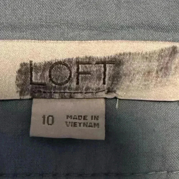 NWOT LOFT Women’s Cotton Blend Floral Coastal Print Mini Skirt  Size 10 - Picture 5 of 11